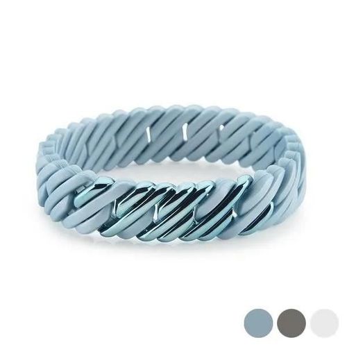 Bracelet Femme Therubz - Couleur:Blanc Mesure:15 Mm X 18 Cm