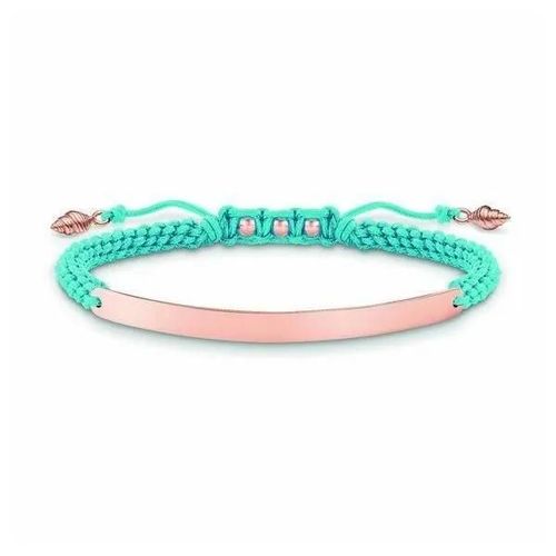 Bracelet Femme - Thomas Sabo - Lba0062-597-1 - Argent - Turquoise - Or Rose