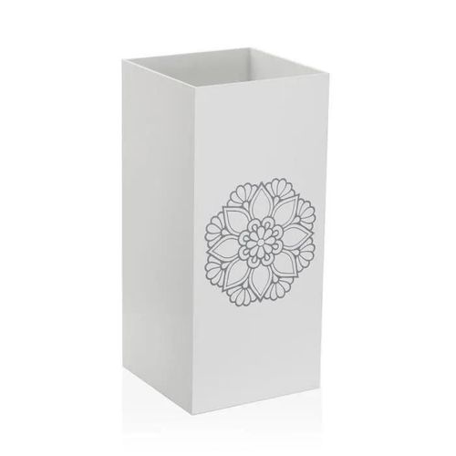 Porte-parapluie pour l'Entrée Mandala - Versa - 48 x 22 x 22 cm - Bois - Blanc