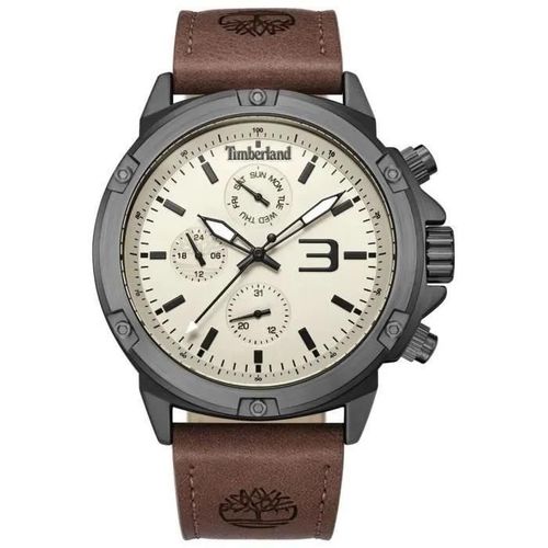 Montre - Timberland - Tdwgf9002903 - Quartz - Homme - Cuir - Beige
