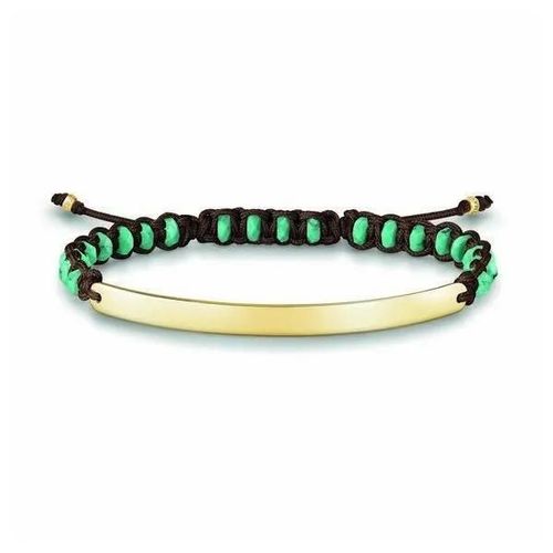 Bracelet Femme - Thomas Sabo - Lba0056-896-17 - Argent - Vert - 14,5-21 Cm