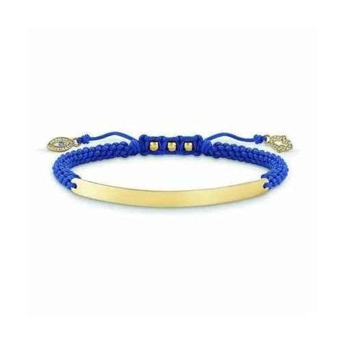 Bracelet - Thomas Sabo - Lba0067-899-1 - Argent - Bleu Et Doré - 21 Cm