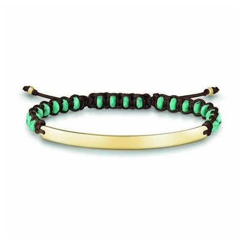 Bracelet - Thomas Sabo - Lba0056-896-17 - Argent - 12-19 Cm - Vert Doré Marron