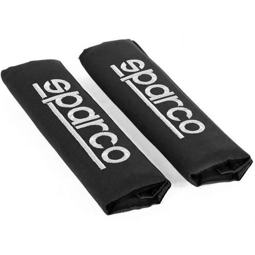 Sparco Spc1204bk - Rembourrage De Ceinture De Sécurité, Noir, 2 Unités