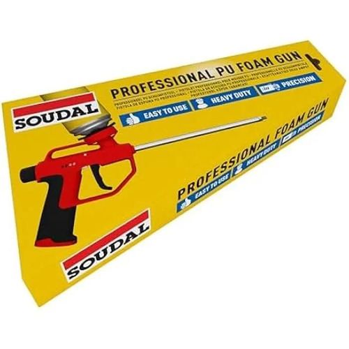 Pistolet à mousse - Soudal - DIY - Robuste et résistant - Fonctionnement fluide