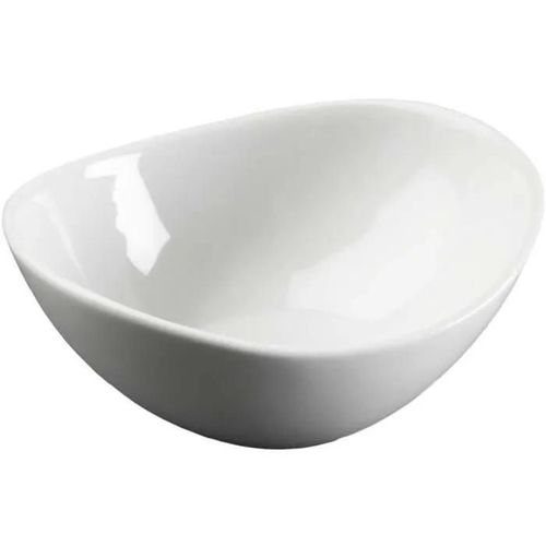 Bol - Versa - Sophie - Porcelaine Blanche - Ovale - 11,5 X 13,8 X 4,5 Cm