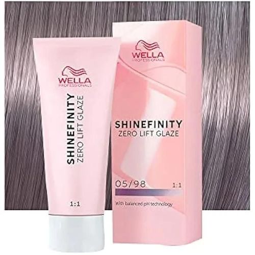 Wella Shinefinity Steel Orchid 05/98 Light Brown Cendré Pearl 60ml - Coloration Demi-Permanente 