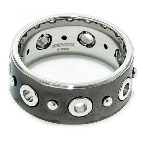 Bague - Xenox - X1485 - Acier - Noir - Taille 10