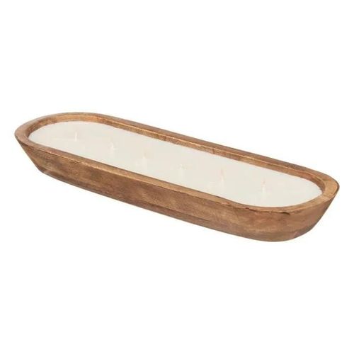 Bougie parfumée "Paola" - douceur de lin - 900g - Marron - Atmosphera createur d'interieur