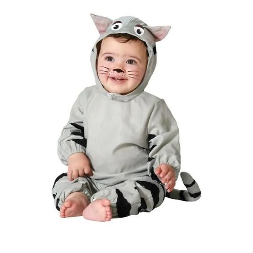 Déguisement Chat Persan Bébé - Angel Tomas, Sa - Noir - 12 Mois - Carnaval