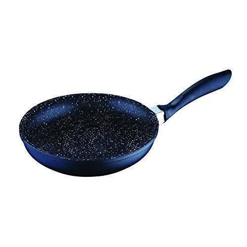 Poêle - Msv - 110425 - Aluminium - Revêtement Pierre - 24 Cm - Anti-Adhésif
