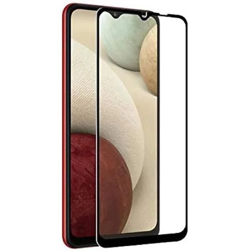 Muvit For Change Protecteur D'écran Compatible Avec Samsung Galaxy A12/A32 5g Verre Trempé Plat Cadre Noir