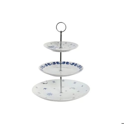Corbeille À Fruits Porcelaine Et Métal Dkd Home Decor