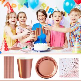 Vaisselle jetable fête papier assiettes tasses anniversaire fête