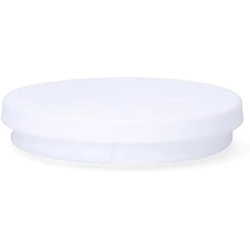EDM 224 RECAMBIO Cristal Para VENTILADOR 33812 (Ø Interior 19.5 cm X Ø Exterior 21.5 cm), Blanc