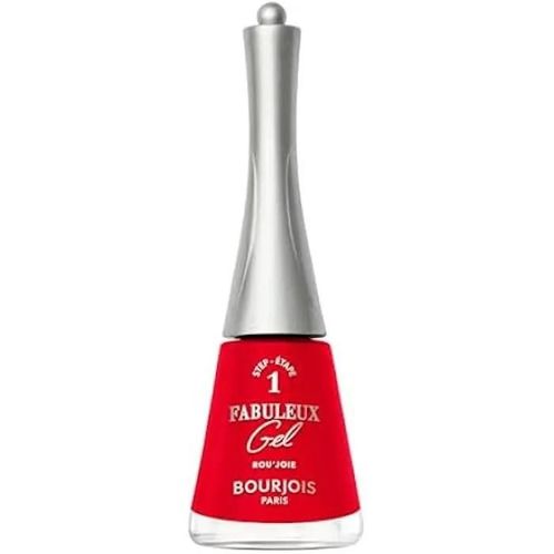 Vernis À Ongles - Bourjois - Fabuleux Gel - Rouge - Effet Gel Longue Tenue Multicolore