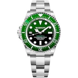 Montre Homme Bobroff Bf0002ibv - Automatique - Acier Inoxydable - Vert