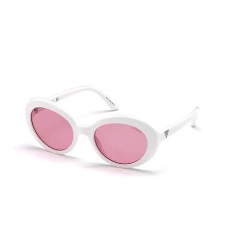 Guess Gu7576 21s 55 Montures De Lunettes, Blanc (Bianco-Bordeaux), Mixte Adulte