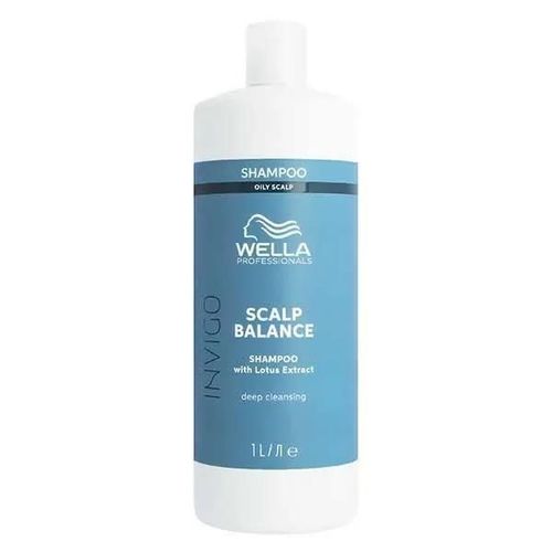 Wella Professionals Invigo Scalp Balance Shampoing Purifiant Pour Cheveux Gras 1l 
