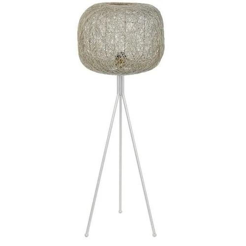 Lampadaire Métal Blanc Moderne (41 X 41 X 109 Cm)
