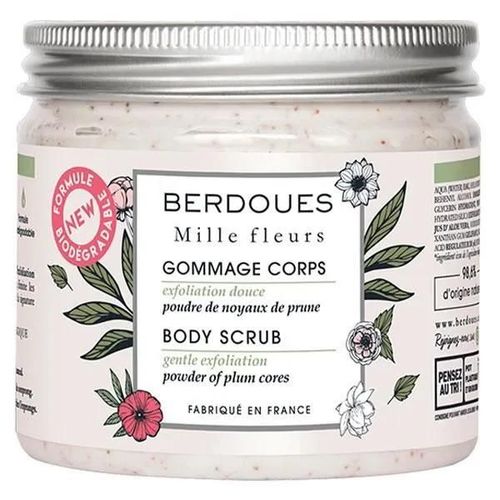 Gommage Corps Mille Fleurs - Berdoues 1902 - 200ml - Exfoliant Doux - Parfumé 