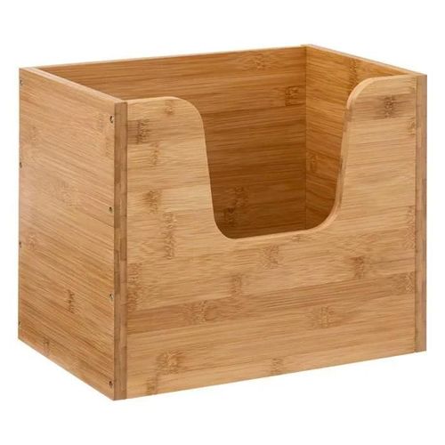 Panier de Rangement - FIVE - Grand Modèle - Empilable - Bambou - 31,5x21,5x26,5 cm