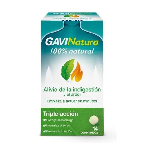 GAVISCÓN - Gavinatura soulage l'indigestion et les brûlures d'estomac 14 comprimés
