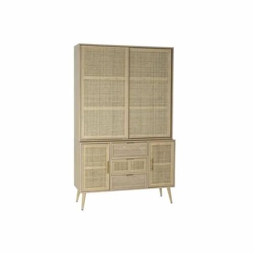 Bibliothèque 120 X 38,5 X 196 Cm Naturel Bois Mdf