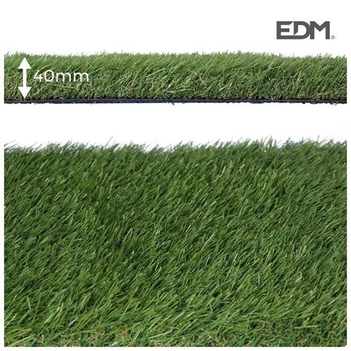 Gazon Artificiel - Gracefull Edm - 40mm - Vert - Rouleau 1x5m