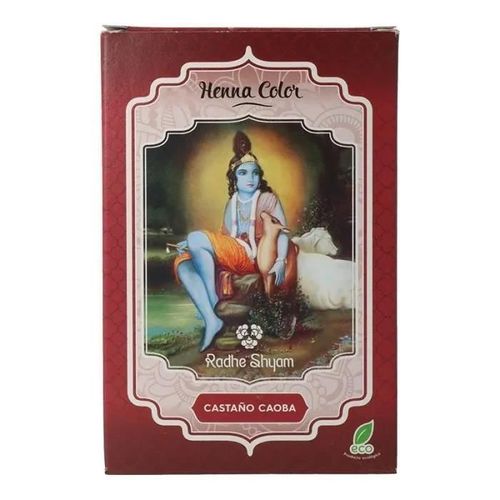 Radhe Shyam Henna Poudre Châtain Acajou 100g Multicolore
