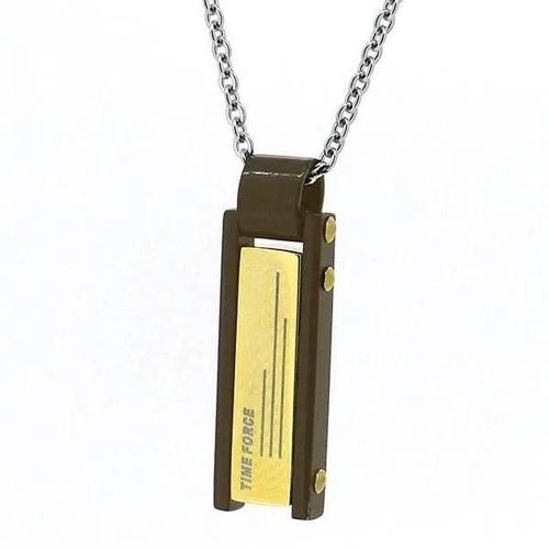 Pendentif - Time Force - Ts5091cs - Métal - 56 Cm - Pour Homme