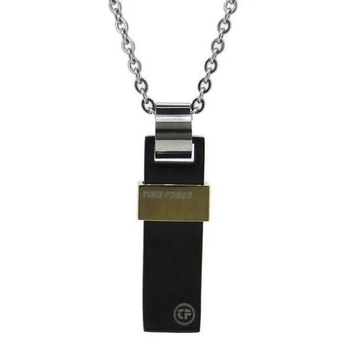 Pendentif - Time Force - Ts5088cr - Métal - 56 Cm - Pour Homme