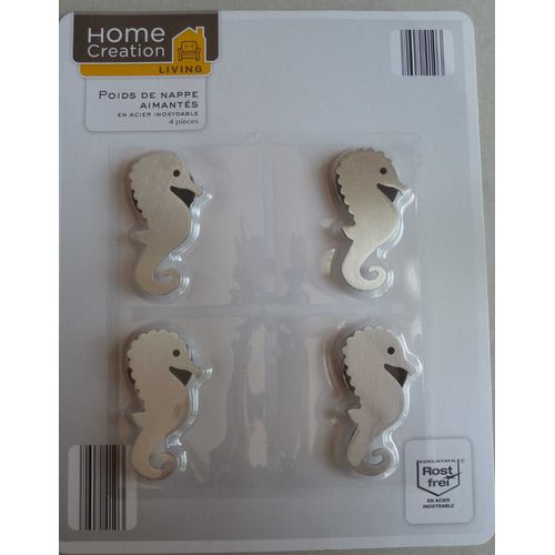Poids De Nappe Aimentée Métal Hippocampe