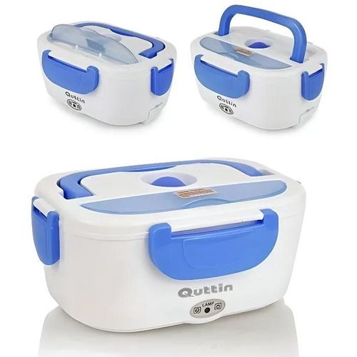 Boîte Déjeuner Électrique Quttin (1,05 L) Blanc Bleu