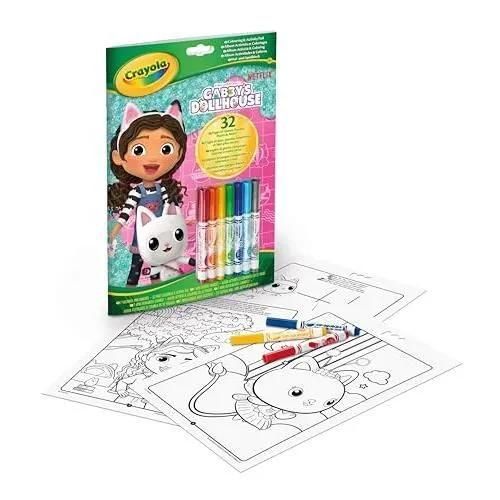 Crayola, Album Activites Et Coloriage Gabby Et La Maison Magique, 32 P