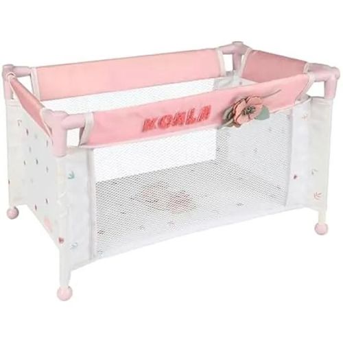 Berceau De Voyage - De Cuevas Toys - Koala - Blanc Et Rose