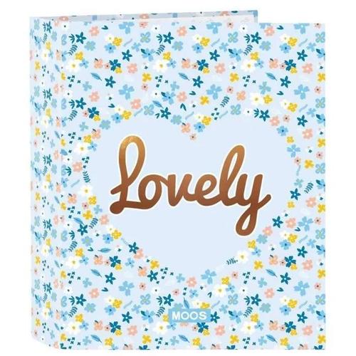 Classeur A4 Moos Lovely 33 Cm - Cmp - Avec Anneaux - Blanc