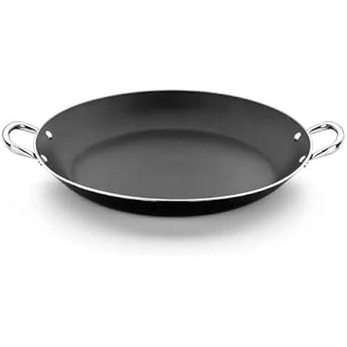 Monix Resistent Plus - Poêle À Paella En Aluminium Avec Revêtement Antiadhésif, Tous Feux Dont Induction, 42 Cm