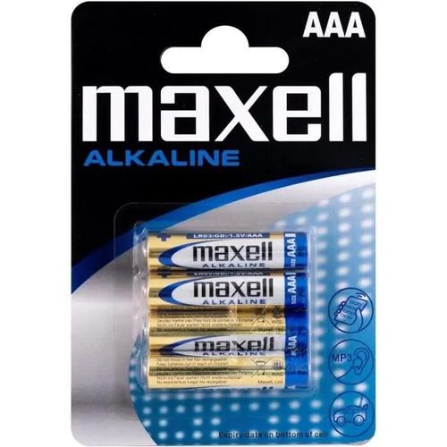 Lot de 12 Blisters de 4 piles alcaline AAA/LR03 1,5V