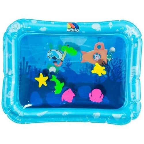 Tapis D'eau Molto - Jouet Sensoriel Pour Bébés - Bleu - Matériaux De Haute Qualité - 0 Mois Et Plus