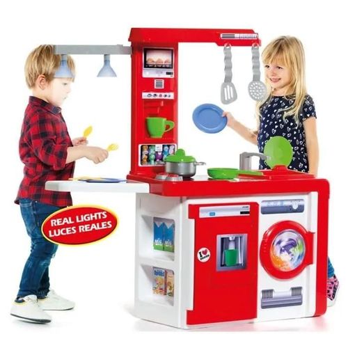 Cuisine Pour Enfants - Molto - Molto Cuisine Avec Lampe - Rouge - Mixte - A Partir De 3 Ans