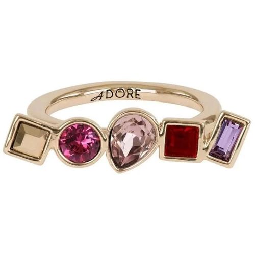 Bague Femme - Adore Brilliance - 5375537 - Plaqué Or Rose - Taille 52 - Couleur Rose