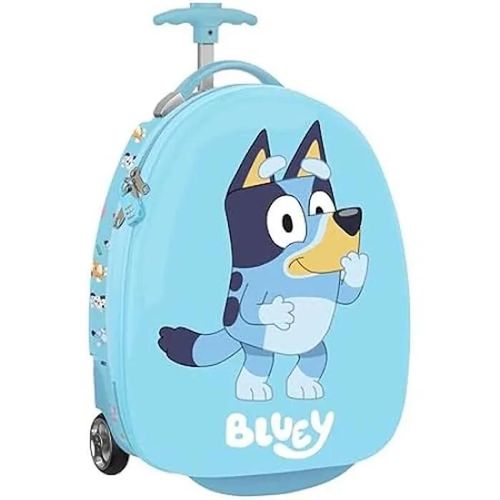 Valise Souple SAFTA - Trolley de Cabine Bleu Ciel 28x23x43cm - Cadenas à combinaison - 4 roulettes 360°