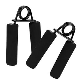 Poignées De Fitness Pour Les Mains Et Les Doigts - Oem - Lot De 2 - En Mousse Eva - Noir