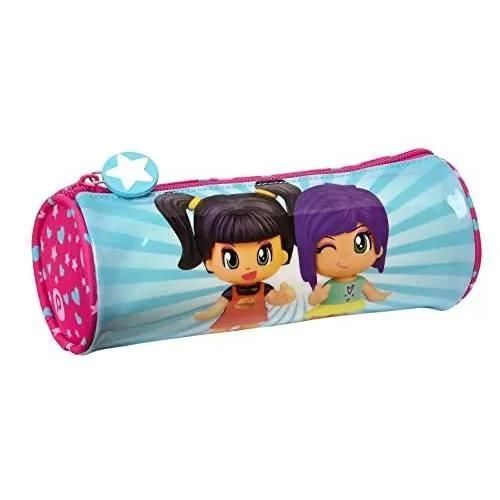 safta PINYPON Trousse Scolaire Ronde Trousse Enfant pour Enfants de 5 à 14 Ans Confortable et Polyvalent, Qualité et Résistance, 2