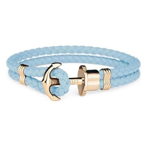 Bracelet - Paul Hewitt - Ph-Ph-L-G-Ni - Bleu - Cuir - 19-20 Cm