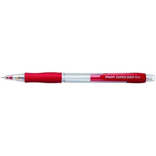 Porte-Mines Pilot Supergrip - Rouge - 0,5 Mm - Set De 12 Pièces