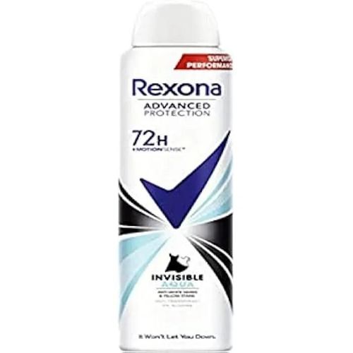 Déodorant Aérosol Rexona Advanced Protection 72h Invisible Aqua Femme 200 Ml 
