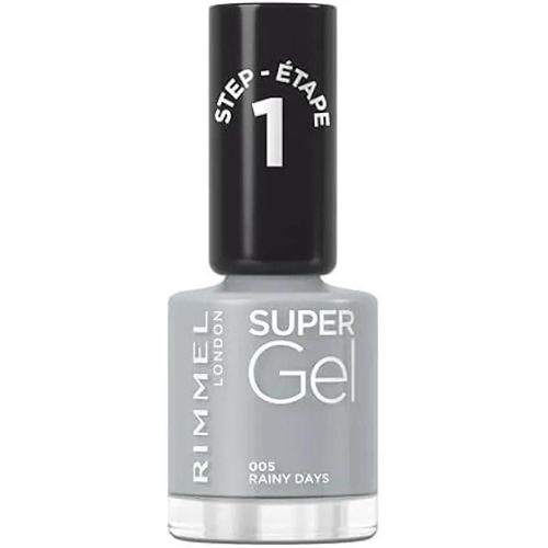 Vernis À Ongles Super Gel - Rimmel - Rainy Days - Résultat Professionnel - Longue Tenue - Sèche Comme Un Vernis Multicolore