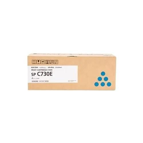 407136 Ricoh Aficio SP C730DN Toner Cyan Genuine Ricoh 65676